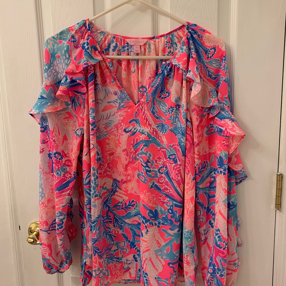 Lilly Pulitzer Silk Top